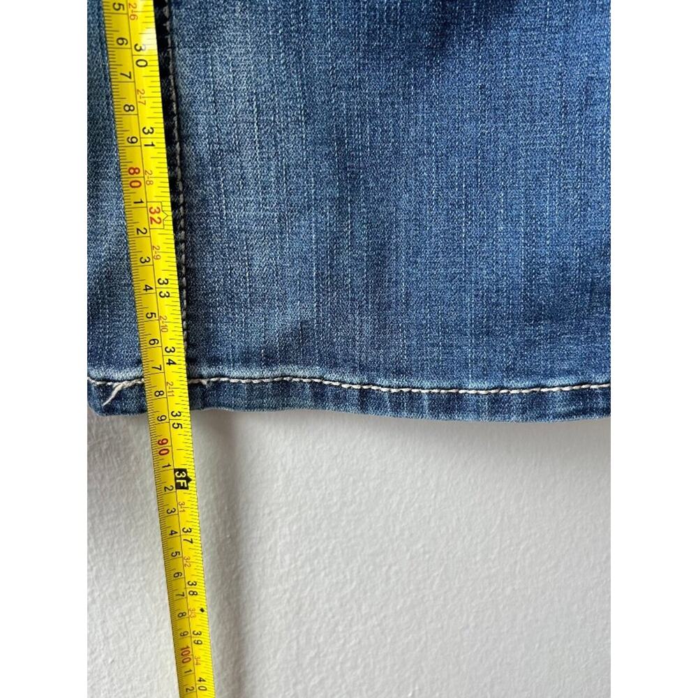 Wrangler Q-Baby Ultimate Riding Bootcut Jeans 3/4 x 36 Medium Wash Western - Picture 9 of 10